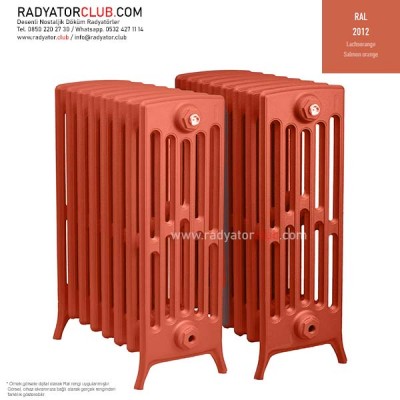 Kdr-6-75 Kolonlu Ayaklı Döküm Radyatör, Ral 2012 |  29 Kolon